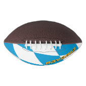 バイエルン州旗を持つアメリカンフットボール アメリカンフットボール (正面)