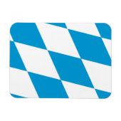 バイエルン州旗を持つフレキシブルなフォトマグネット マグネット (横)