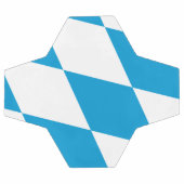 バイエルン州旗を持つ愛国的なサッカーボール サッカーボール (フラット)