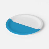 バイエルン州旗紙プレート ペーパープレート (アングル)