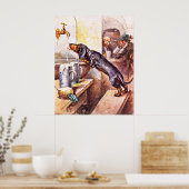 バイエルン犬 ポスター (キッチン)