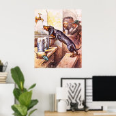 バイエルン犬 ポスター (ホームオフィス)