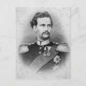 バイエルン王国のルードヴィヒ2世 ポストカード (正面)