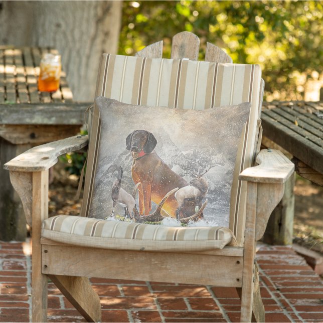 バイエルン・マウンテン・ハウンド・アート アウトドアクッション (椅子)