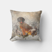 バイエルン・マウンテン・ハウンド・アート クッション (正面)