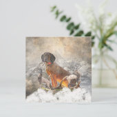 バイエルン・マウンテン・ハウンド・アート サンキューカード (スタンド正面)