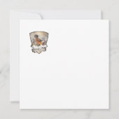 バイエルン・マウンテン・ハウンド・アート サンキューカード (裏面)