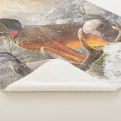 バイエルン・マウンテン・ハウンド・アート シェルパブランケット (3/4)