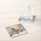 バイエルン・マウンテン・ハウンド・アート スクエアペーパーコースター (インサイチュ)