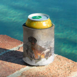 バイエルン・マウンテン・ハウンド・アート 缶クーラー