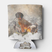 バイエルン・マウンテン・ハウンド・アート 缶クーラー (裏面)