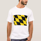 バイエルン・ミュンヘン州旗を持つTシャツ Tシャツ (正面)