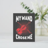 バイオおもしろいリンプレイヤーギフトミュージカル楽器恋人 ポストカード (スタンド正面)