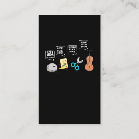 バイオおもしろいリン奏者ユーモアミュージシャンおもしろい 名刺 (正面)