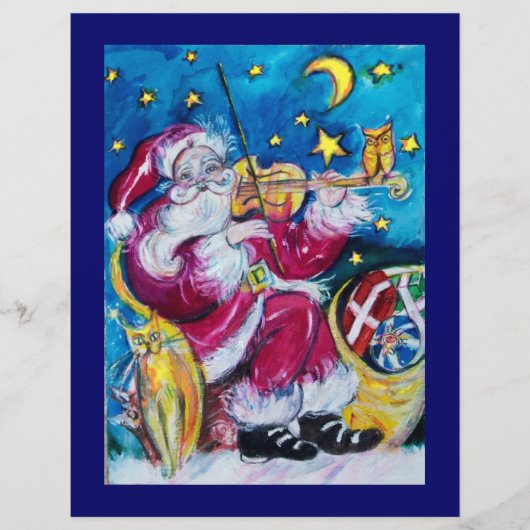 バイオインスパイアリングのサンタ・ブルー・クリスマス チラシ (正面)