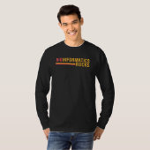 バイオインフォマティクス岩石生物学サイエンティストBioinform Tシャツ (正面フル)