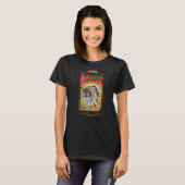 バイオウーラ先住民アメリカインディアン戦士Tribe Pr Tシャツ (正面フル)