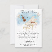 バイオエレガントリンと鳩のピアノ サンキューカード (正面)