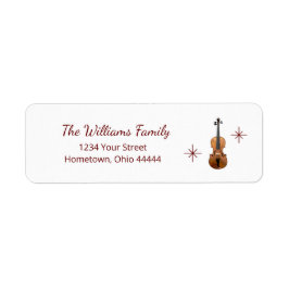 バイオエレガントリンミュージカルクリスマス差出人住所 ラベル