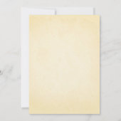 バイオエレガントリンモダン結婚式招待状 招待状 (裏面)