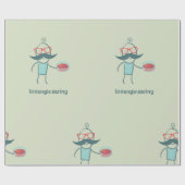 バイオエンジニアリング科学者ラッピング紙 ラッピングペーパー (フラット)