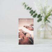 バイオカッコいいリン/バイオリニスト写真 – 名刺 (スタンド正面)