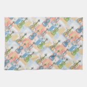 バイオカラフルリンブロック キッチンタオル (横)