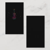 バイオカラフルリン奏者楽譜弦楽器 名刺 (正面/裏面)