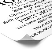 バイオクラシックリンレッスンのバイオ広告リン ポスター (角)