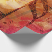 バイオグランジリン付き音符 ラッピングペーパー (角)