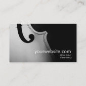 バイオスタイリッシュリンミュージシャン名刺 名刺 (裏面)