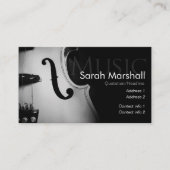 バイオスタイリッシュリンミュージシャン名刺 名刺 (正面)