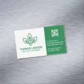 バイオテクノロジーのロゴ |エンジニア マグネット名刺 (インサイチュ)