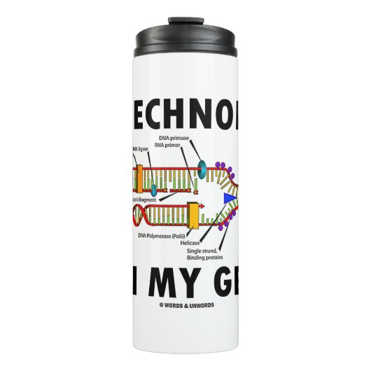 バイオテクノロジーは私の遺伝子のDNA複製ユーモアにある タンブラー (正面)