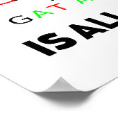 バイオテクノロジーはDNA配列決定に関するものだ ポスター (角)