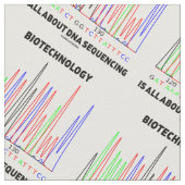 バイオテクノロジーはDNA配列決定の全て ファブリック (クローズアップ)