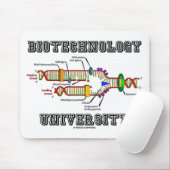 バイオテクノロジー大学（DNA複製） マウスパッド (マウス)