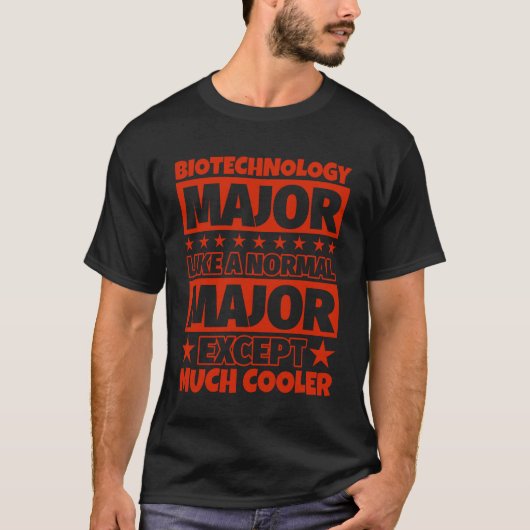 バイオテクノロジー学生の卒業 - かなりカッコイイ Tシャツ (正面)