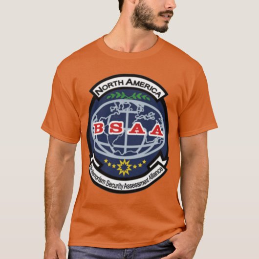 バイオテロリズムセキュリティ評価同盟 BSAA レズ Tシャツ (正面)