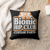 バイオニックお尻クラブロゴ70sお尻交換手術 クッション (ブランケット)