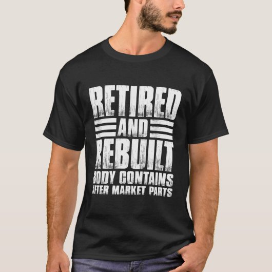 バイオニックアフターマーケットP膝およびお尻交換機 Tシャツ (正面)