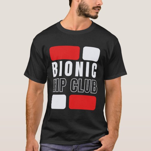 バイオニックヒップクラブ ひざ置換手術 Tシャツ (正面)