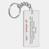 バイオニック定義II キーホルダー (正面左)