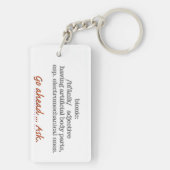 バイオニック定義II キーホルダー (裏面)