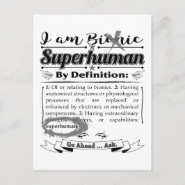 バイオニック宣言 ポストカード