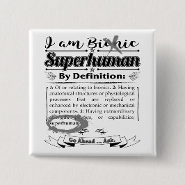 バイオニック宣言 缶バッジ