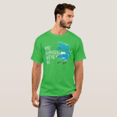 バイオニック情報記録ドローン鳥陰謀 Tシャツ (正面フル)