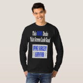 バイオニック 脊柱管狭窄症 リカバリー 脊椎手術 Tシャツ (正面フル)