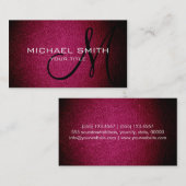 バイオハザードレッドレザー 名刺 (正面/裏面)