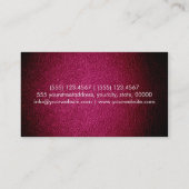 バイオハザードレッドレザー 名刺 (裏面)